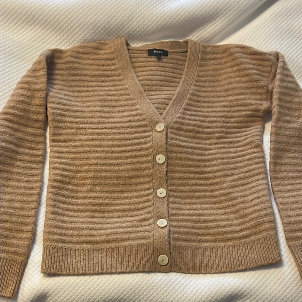 Theory Women's Tan Sweater M